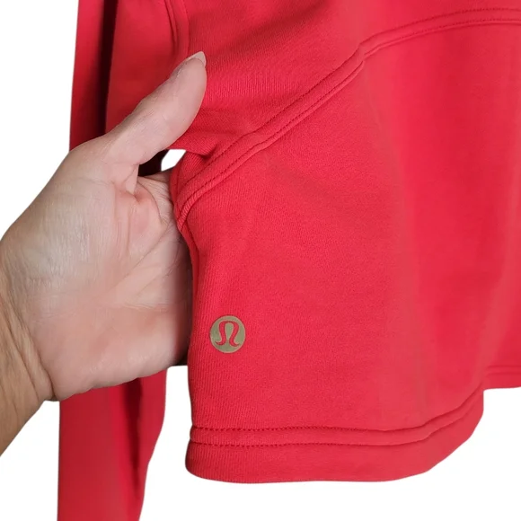 Lululemon All Yours Cropped Crew *Lunar New Year in Love Red - Picture 10 of 11